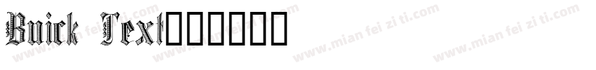 Buick Text字体转换